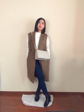 fukaさん（レディース・160cm）の春コーディネート
