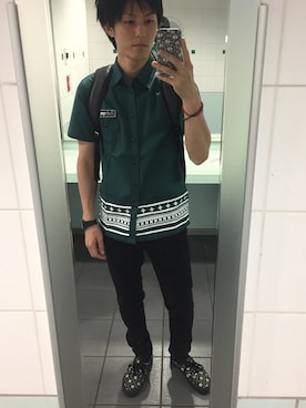 「サブサエティ(Subciety)」｜tAku  吉岡さん（メンズ・175cm）の夏コーディネート