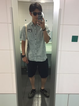 「サブサエティ(Subciety)」｜tAku  吉岡さん（メンズ・175cm）の夏コーディネート