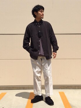 「ITTI（イッチ）のアイテム（アクセサリー）」を使った、坂本裕太さん（メンズ・168cm）の春コーディネート