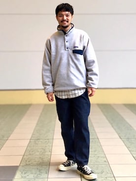 「秋におすすめシャツ＆ブラウス スタイル」｜坂本裕太さん（メンズ・168cm）の秋コーディネート