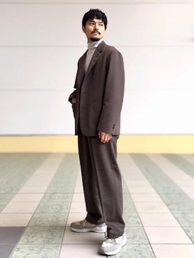 「Easy Set Up」｜坂本裕太さん（メンズ・168cm）の秋コーディネート