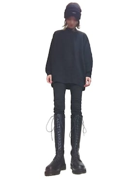 「FEKETE（フェケテ）のアイテム（帽子）」を使った、星✰*ﾟさん（レディース・164cm）の秋コーディネート