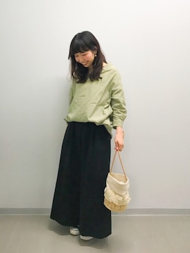 「スカーチョ」｜「アイテム（ワンピース/ドレス）」を使った、hayashiさん（レディース・148cm）の春コーディネート