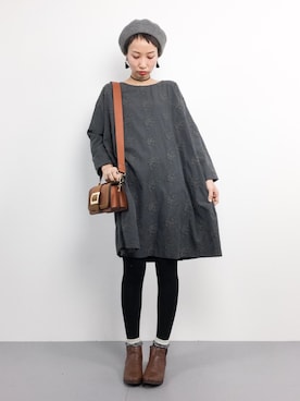 COLLENTE(yuco)さん（レディース・168cm）の冬コーディネート