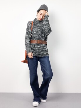 COLLENTE(yuco)さん（レディース・168cm）の冬コーディネート