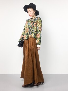 「MILLION CARATS（ミリオンカラッツ）のアイテム（その他アウター）」を使った、COLLENTE(yuco)さん（レディース・168cm）の冬コーディネート