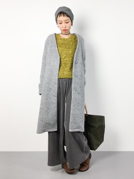 「SEVENDAYS=SUNDAY（セブンデイズサンデイ）のアイテム（ダウンジャケット/コート）」を使った、COLLENTE(yuco)さん（レディース・168cm）の冬コーディネート