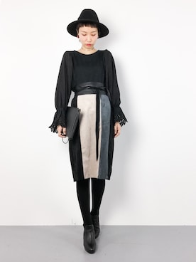 COLLENTE(yuco)さん（レディース・168cm）の冬コーディネート