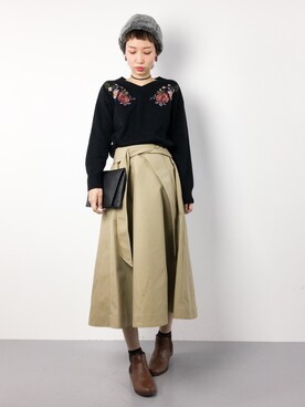 COLLENTE(yuco)さん（レディース・168cm）の冬コーディネート