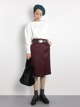 COLLENTE(yuco)さん（レディース・168cm）の冬コーディネート