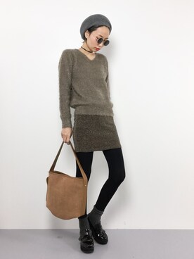 COLLENTE(yuco)さん(レディース・168cm)の冬コーディネート