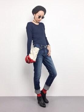 COLLENTE(yuco)さん(レディース・168cm)の冬コーディネート