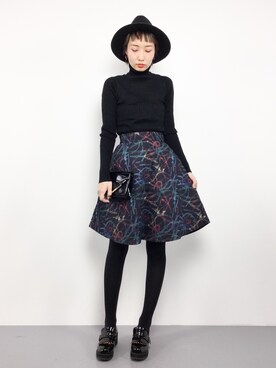 「LILIDIA（リリディア）のアイテム」を使った、COLLENTE(yuco)さん（レディース・168cm）の冬コーディネート