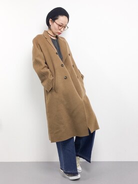 「journal standard L'essage（ジャーナルスタンダードレサージュ）のアイテム（その他アウター）」を使った、COLLENTE(yuco)さん（レディース・168cm）の冬コーディネート