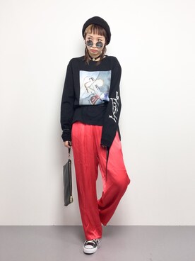 「G.V.G.V. FLAT(ジーヴィージーヴィーフラット)のアイテム」を使った、COLLENTE(yuco)さん(レディース・168cm)の冬コーディネート