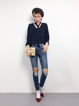 COLLENTE(yuco)さん（レディース・168cm）の冬コーディネート