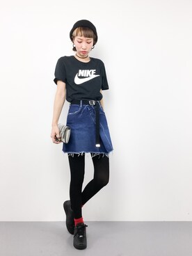 「PLAIN CLOTHING（プレーンクロージング）のアイテム（トップス）」を使った、COLLENTE(yuco)さん（レディース・168cm）の冬コーディネート