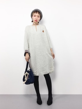 「SCOTCH & SODA（スコッチ アンド ソーダ）のアイテム（ワンピース/ドレス）」を使った、COLLENTE(yuco)さん（レディース・168cm）の春コーディネート