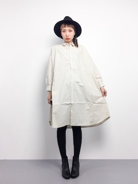 「SHIPS Days（シップスデイズ）のアイテム（シャツワンピース）」を使った、COLLENTE(yuco)さん（レディース・168cm）の春コーディネート