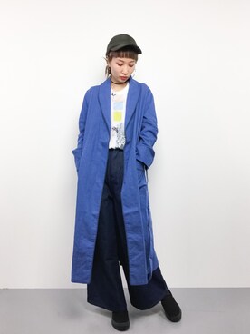「RNA（アールエヌエー）のアイテム（その他アウター）」を使った、COLLENTE(yuco)さん（レディース・168cm）の春コーディネート
