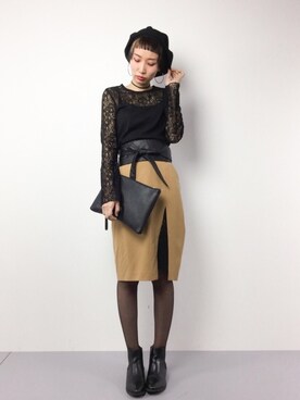 COLLENTE(yuco)さん（レディース・168cm）の春コーディネート