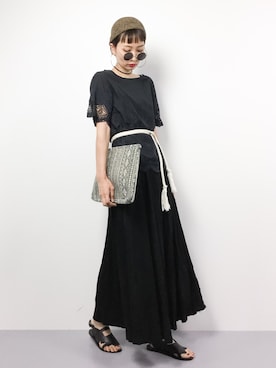 COLLENTE(yuco)さん（レディース・168cm）の夏コーディネート