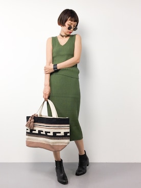 COLLENTE(yuco)さん（レディース・168cm）の夏コーディネート