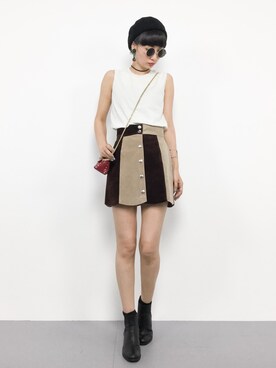 COLLENTE(yuco)さん（レディース・168cm）の夏コーディネート