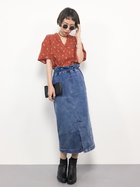 COLLENTE(yuco)さん（レディース・168cm）の夏コーディネート