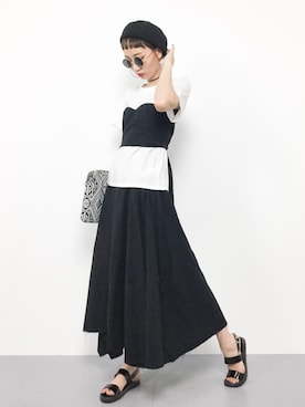 COLLENTE(yuco)さん（レディース・168cm）の夏コーディネート