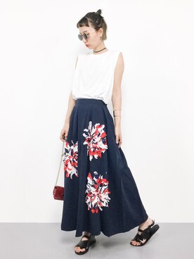 COLLENTE(yuco)さん(レディース・168cm)の夏コーディネート