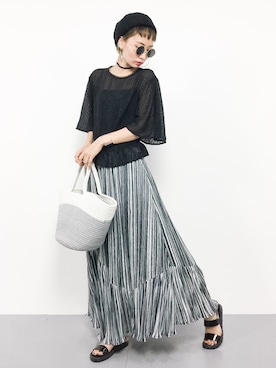 COLLENTE(yuco)さん（レディース・168cm）の夏コーディネート