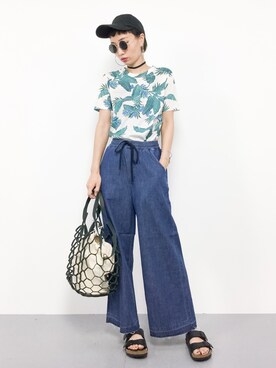 COLLENTE(yuco)さん（レディース・168cm）の夏コーディネート