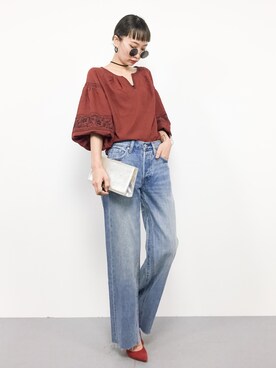 「Altered（オルタード）のアイテム」を使った、COLLENTE(yuco)さん（レディース・168cm）の夏コーディネート