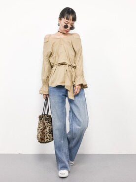 「Altered（オルタード）のアイテム」を使った、COLLENTE(yuco)さん（レディース・168cm）の夏コーディネート