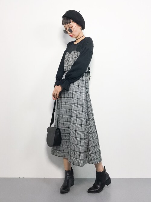 Collente Yuco Zozotown W Closetのワンピースを使ったコーディネート Wear
