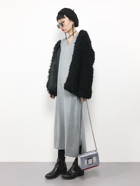 「アイテム（ブルゾン）」を使った、COLLENTE(yuco)さん（レディース・168cm・30代）の秋コーディネート