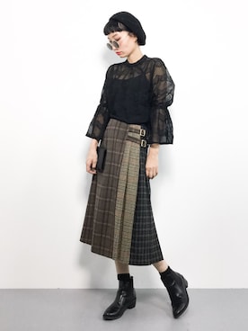 COLLENTE(yuco)さん(レディース・168cm)の秋コーディネート