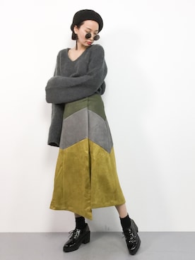 COLLENTE(yuco)さん（レディース・168cm）の冬コーディネート