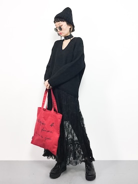 COLLENTE(yuco)さん（レディース・168cm）の冬コーディネート