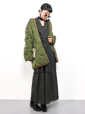 「Banner Barrett（バナーバレット）のアイテム（ジャケット/アウター）」を使った、COLLENTE(yuco)さん（レディース・168cm）の冬コーディネート