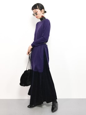 COLLENTE(yuco)さん（レディース・168cm）の冬コーディネート