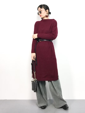 「UR'S（ユアーズ）のアイテム」を使った、COLLENTE(yuco)さん（レディース・168cm）の冬コーディネート