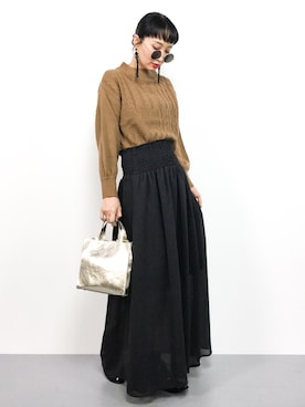 COLLENTE(yuco)さん（レディース・168cm）の冬コーディネート