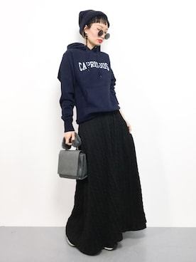 「Magia（マージア）のアイテム」を使った、COLLENTE(yuco)さん（レディース・168cm）の冬コーディネート