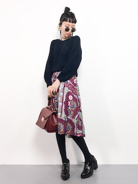 COLLENTE(yuco)さん（レディース・168cm）の冬コーディネート