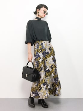 ABSTRACT FLOWER MERMAID SKIRTを使った人気ファッション  