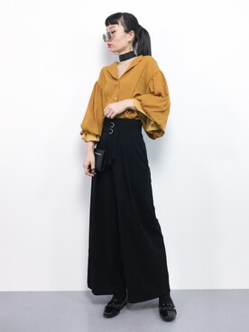 「マスタードイエロー」｜COLLENTE(yuco)さん（レディース・168cm）の春コーディネート