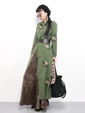 COLLENTE(yuco)さん（レディース・168cm）の春コーディネート